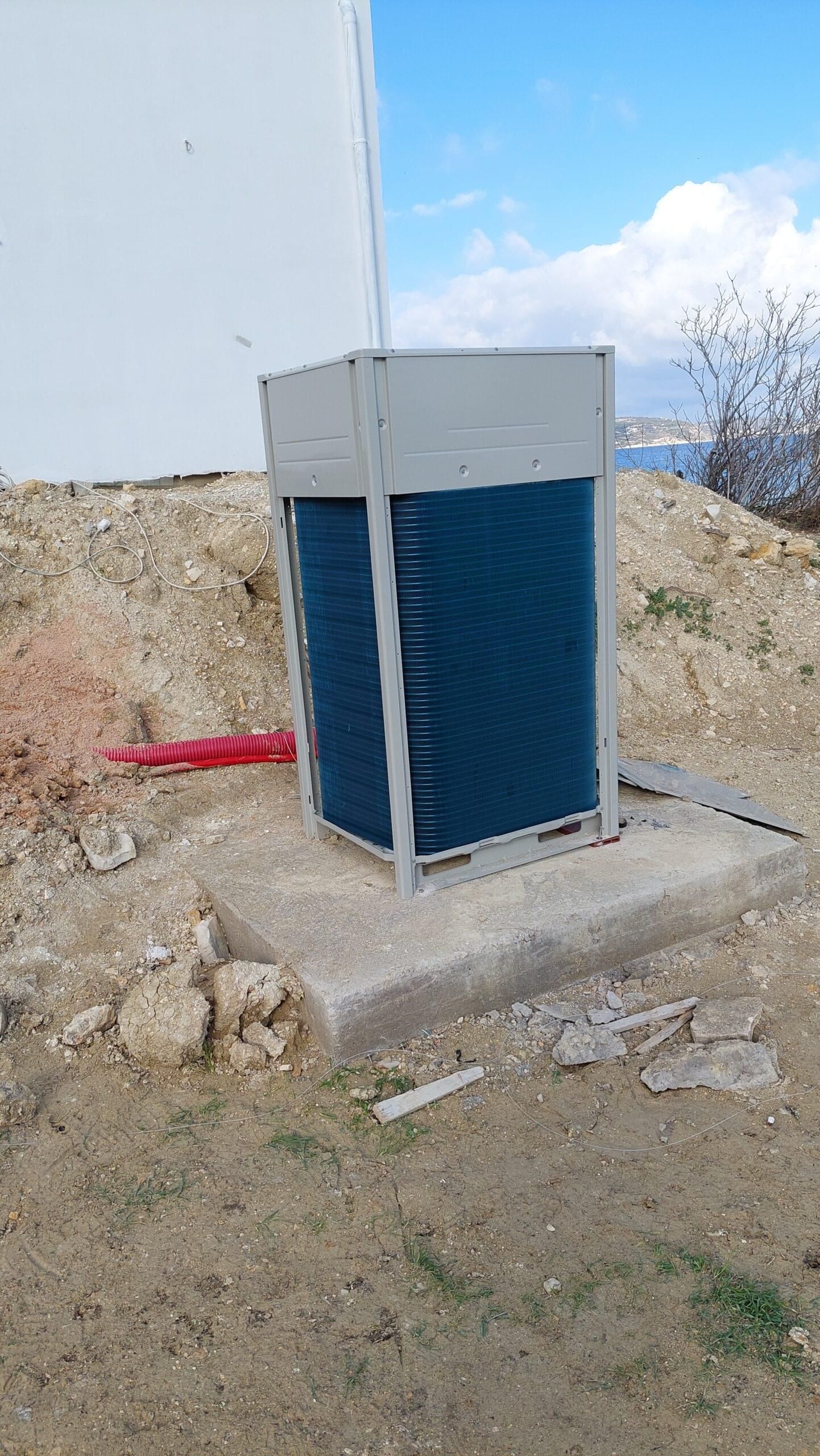 Εγκατάσταση αντλίας θερμότητας VRV